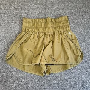 FP Movement by Free People The Way Home Shorts Army Green Women's Size Small